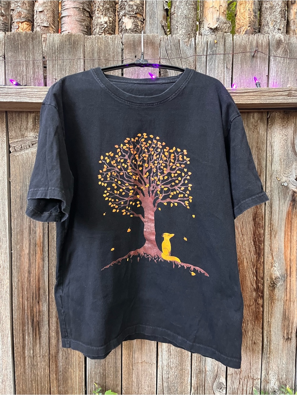 Retro Fox Fall Tee | Whimsigoth Casual